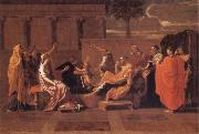 Nicolas Poussin Moses Trampling on the Pharaoh's Crown china oil painting reproduction